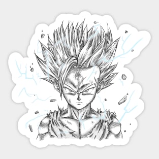 Gohan's SSJ2 Unleashed ! Sticker